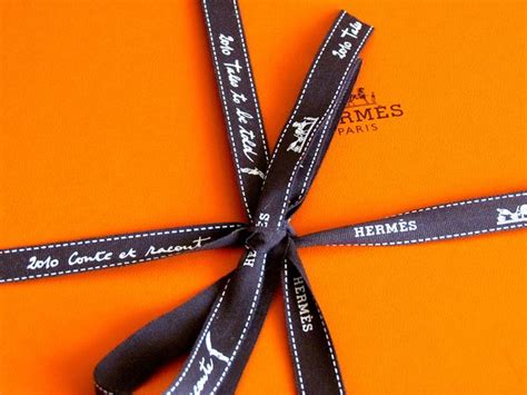 hermes packaging ribbon|who makes hermes ribbon.